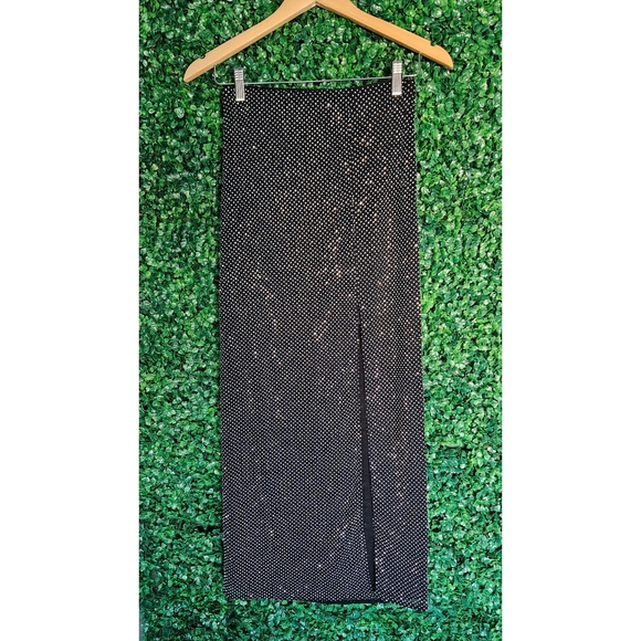 J.Crew Collection Side-Slit Rhinestone Skirt - Picture 9 of 15